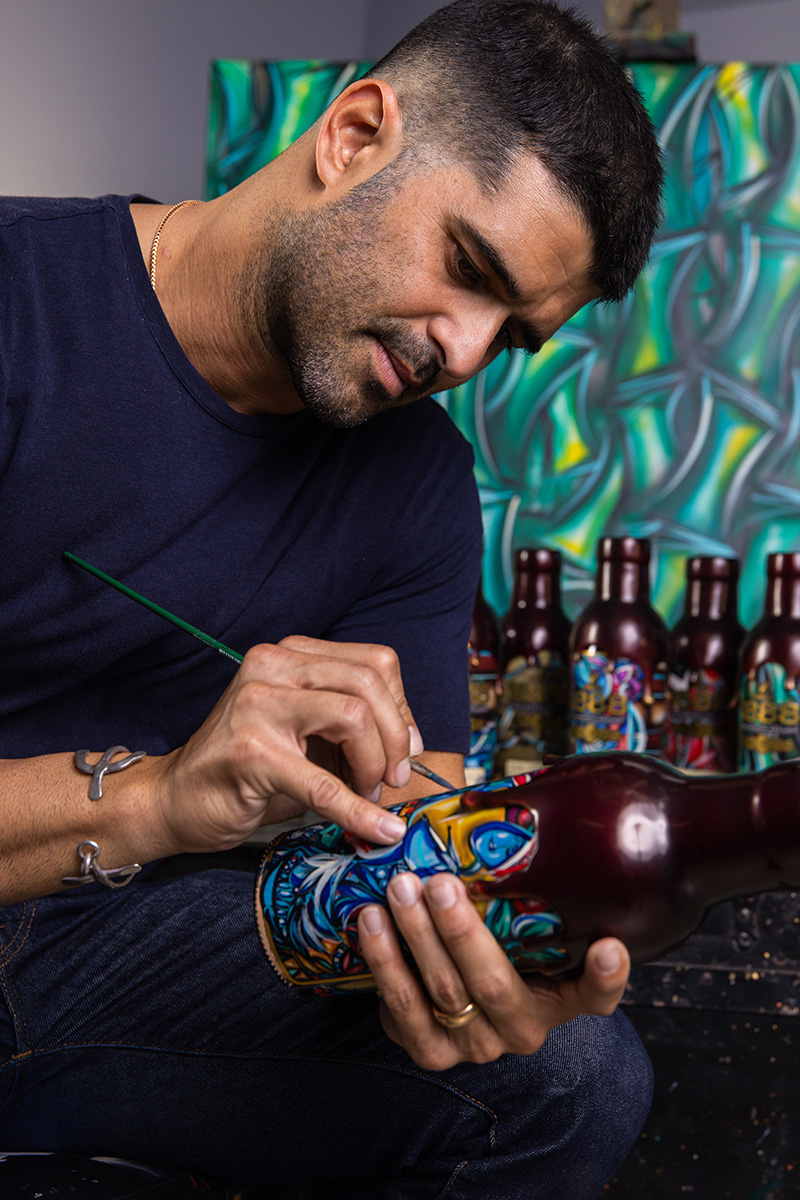 Artist Alexander Mijares and Brugal Rum Unveil Exclusive Art Collection