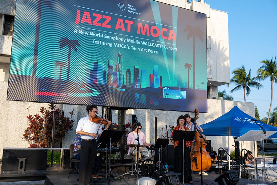 New World Symphony 2023/24 WALLCAST & Mobile WALLCAST Concert Series